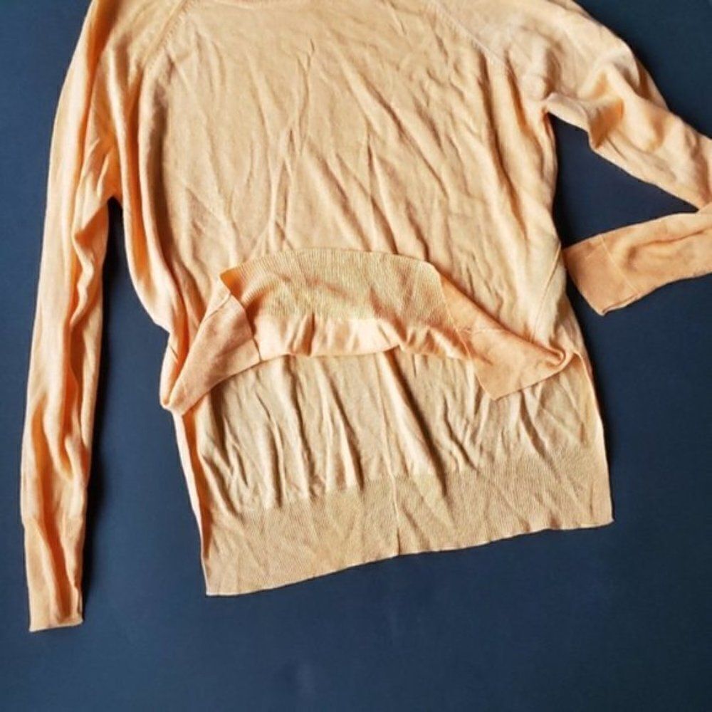 Zara Knit Orange Light Sweater - Picture 6 of 9